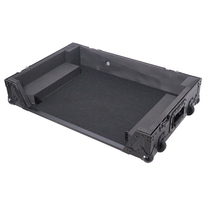 ProX ATA Flight Case For Pioneer XDJ-RX3/DDJ-REV5 DJ Controller with 1U Rack Space and Wheels | Black/Black | Without Laptop Shelf