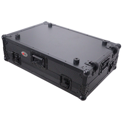 ProX ATA Flight Case For Pioneer XDJ-RX3/DDJ-REV5 DJ Controller with 1U Rack Space and Wheels | Black/Black | Without Laptop Shelf