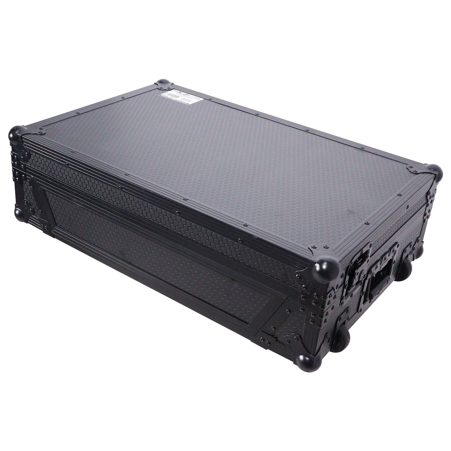 ProX ATA Flight Case For Pioneer XDJ-RX3/DDJ-REV5 DJ Controller with 1U Rack Space and Wheels | Black/Black | Without Laptop Shelf