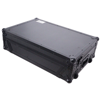 ProX ATA Flight Case For Pioneer XDJ-RX3/DDJ-REV5 DJ Controller with 1U Rack Space and Wheels | Black/Black | Without Laptop Shelf