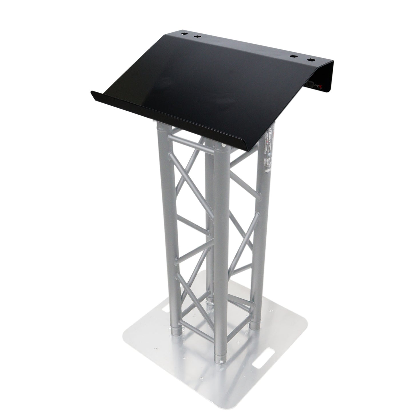 ProX Truss Lectern 24" Aluminum F34 Truss Podium Lectern | Black