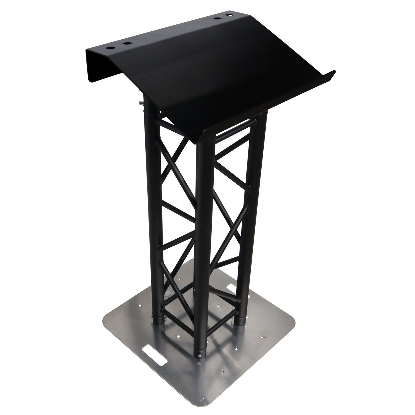 ProX Truss Lectern 24" Aluminum F34 Truss Podium Lectern | Black