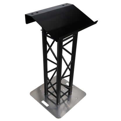 ProX Truss Lectern 24" Aluminum F34 Truss Podium Lectern | Black