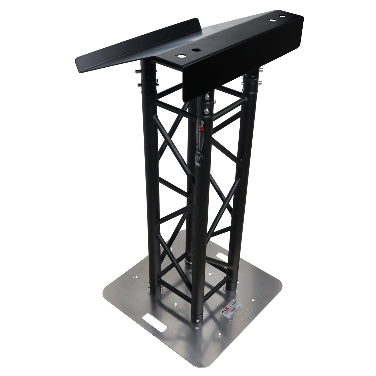 ProX Truss Lectern 24" Aluminum F34 Truss Podium Lectern | Black