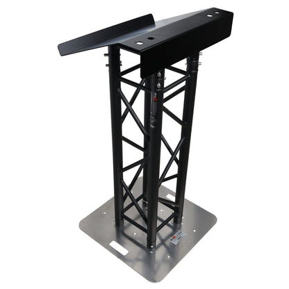 ProX Truss Lectern 24" Aluminum F34 Truss Podium Lectern | Black