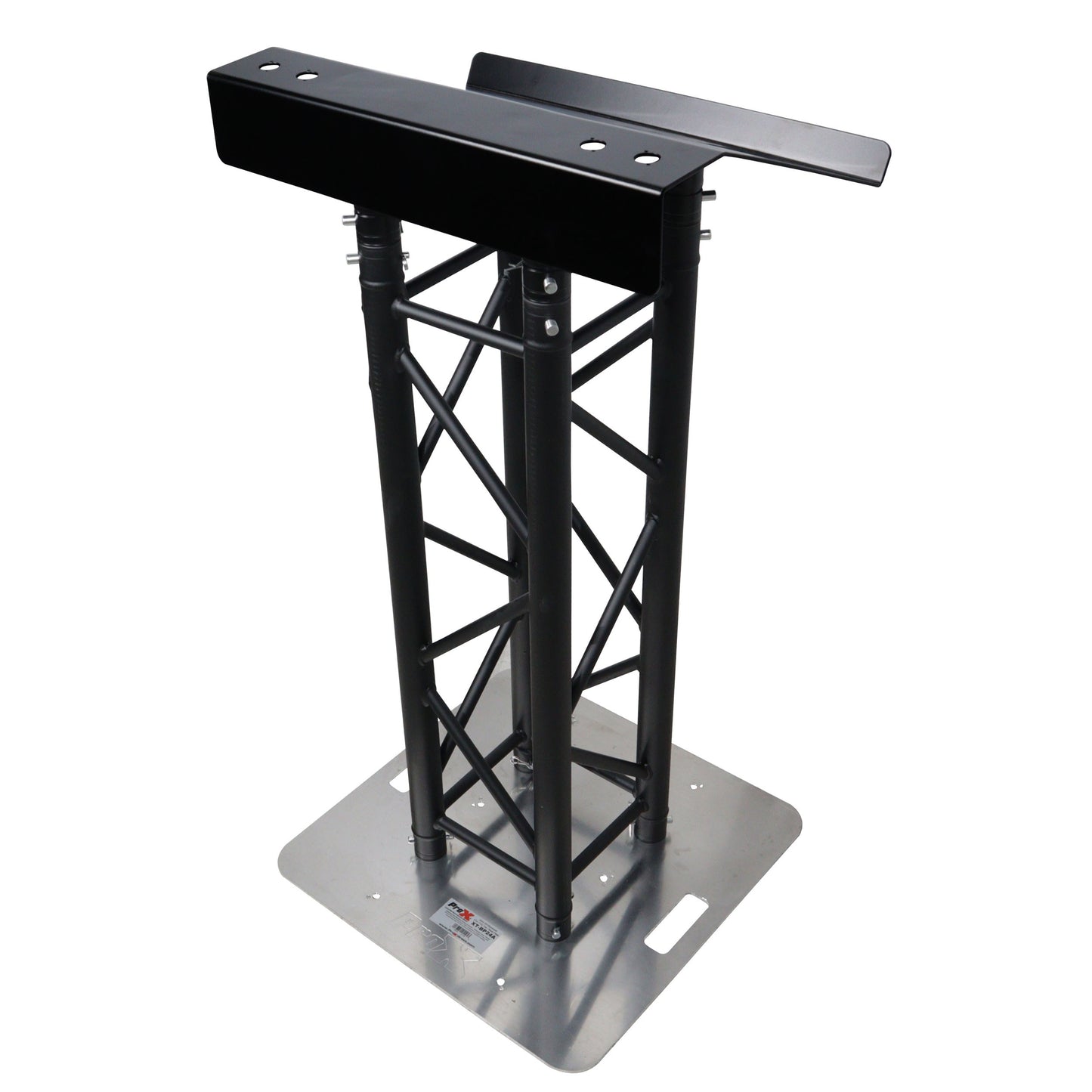 ProX Truss Lectern 24" Aluminum F34 Truss Podium Lectern | Black