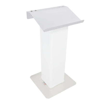 ProX Truss Lectern 24" Aluminum F34 Truss Podium Lectern | White