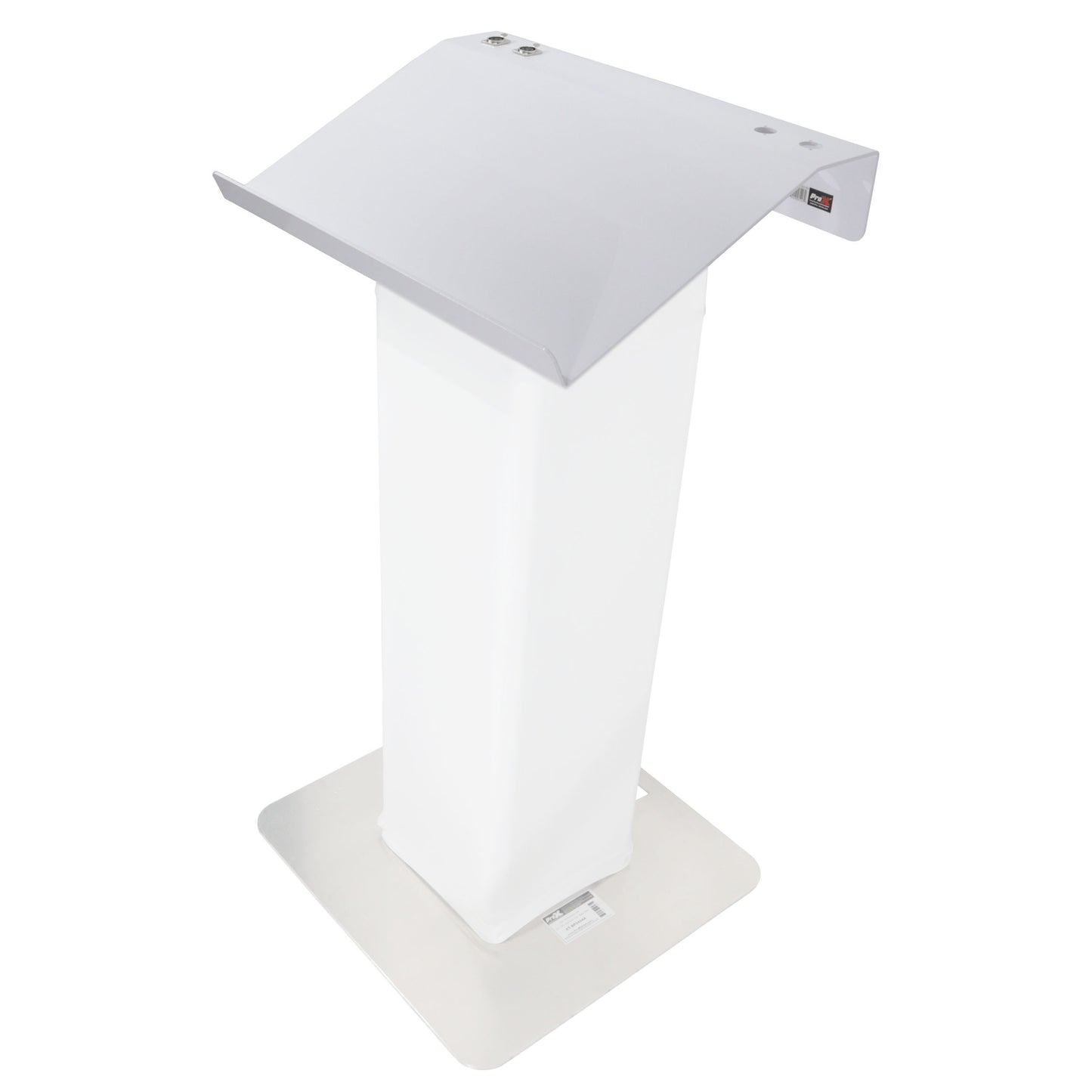 ProX Truss Lectern 24" Aluminum F34 Truss Podium Lectern | White
