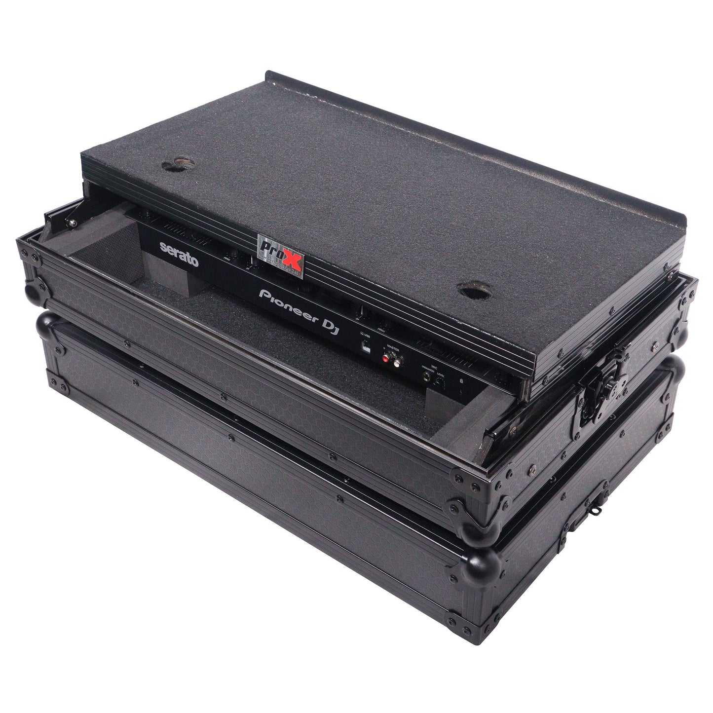 ProX ATA Flight Case for Pioneer DDJ-REV1 With Laptop Shelf | Black