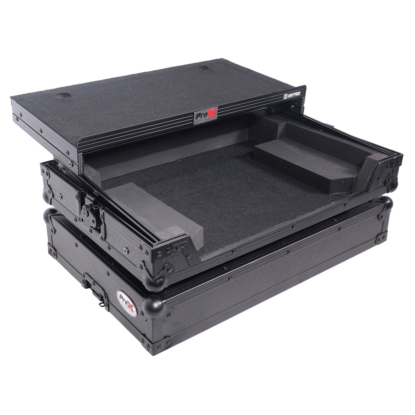 ProX ATA Flight Case for Pioneer DDJ-REV1 With Laptop Shelf | Black