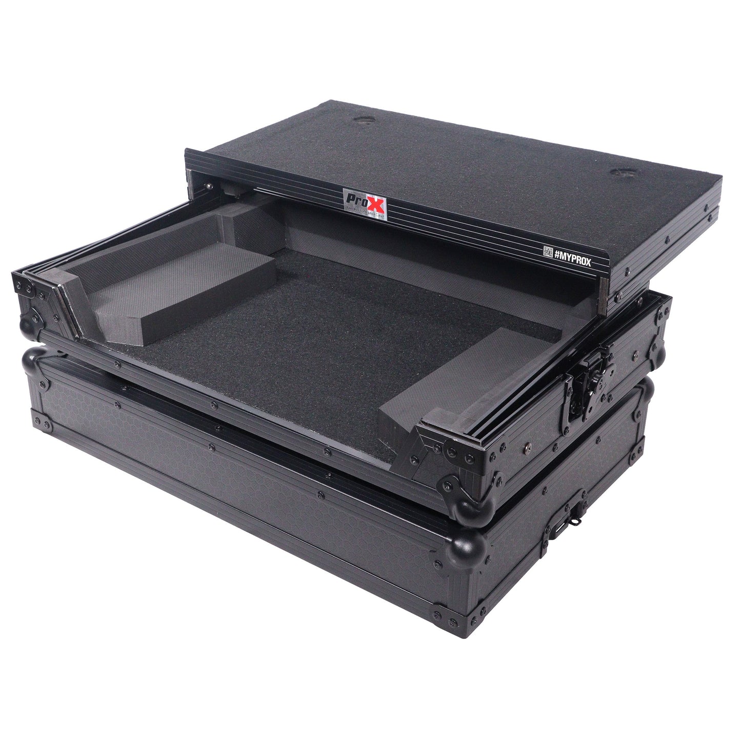 ProX ATA Flight Case for Pioneer DDJ-REV1 With Laptop Shelf | Black