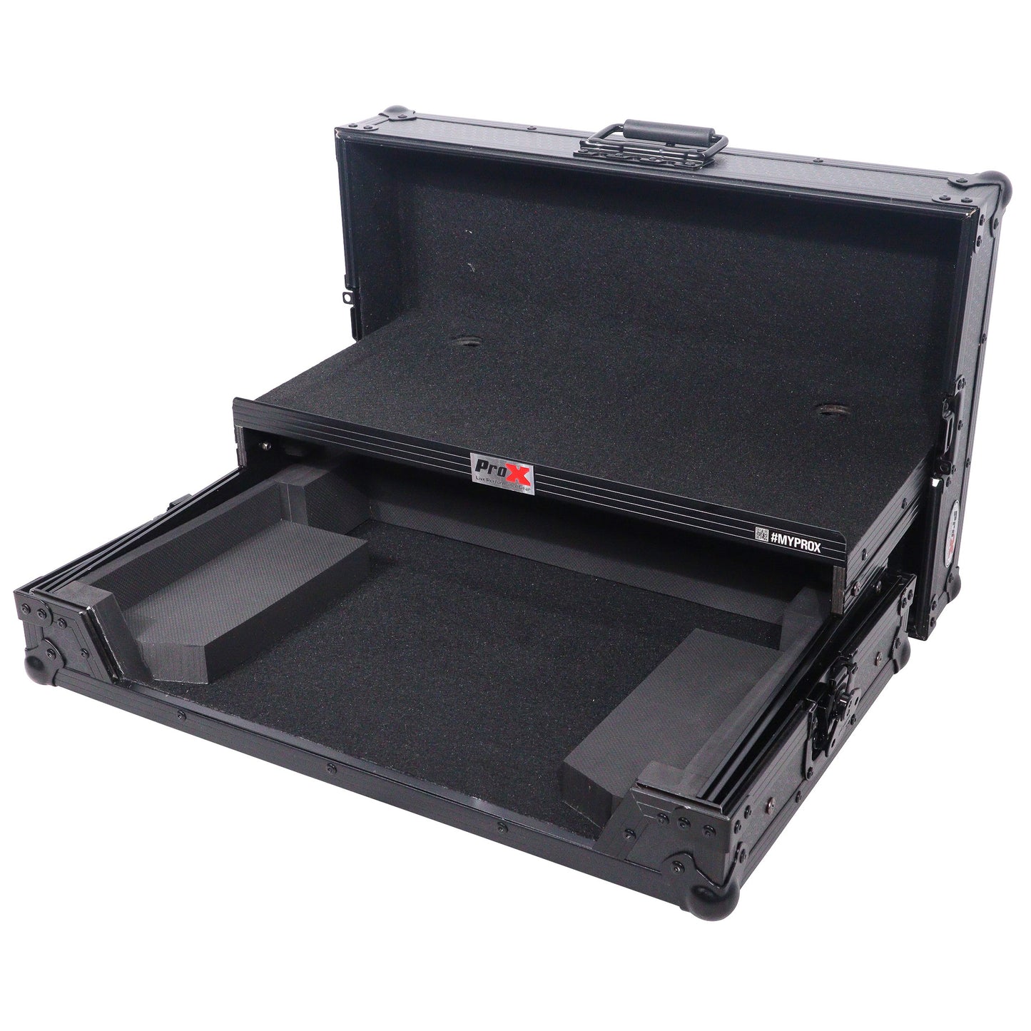 ProX ATA Flight Case for Pioneer DDJ-REV1 With Laptop Shelf | Black