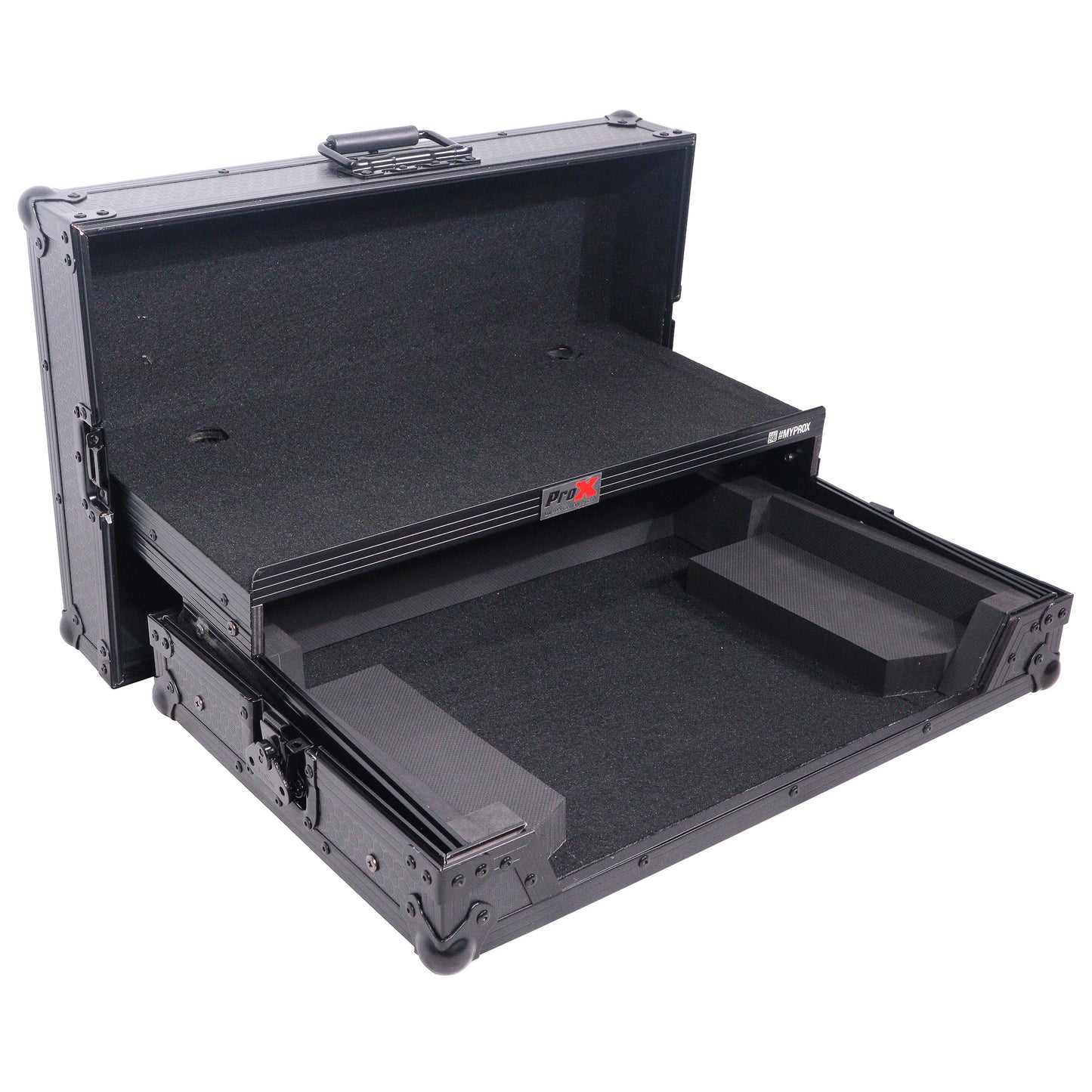 ProX ATA Flight Case for Pioneer DDJ-REV1 With Laptop Shelf | Black
