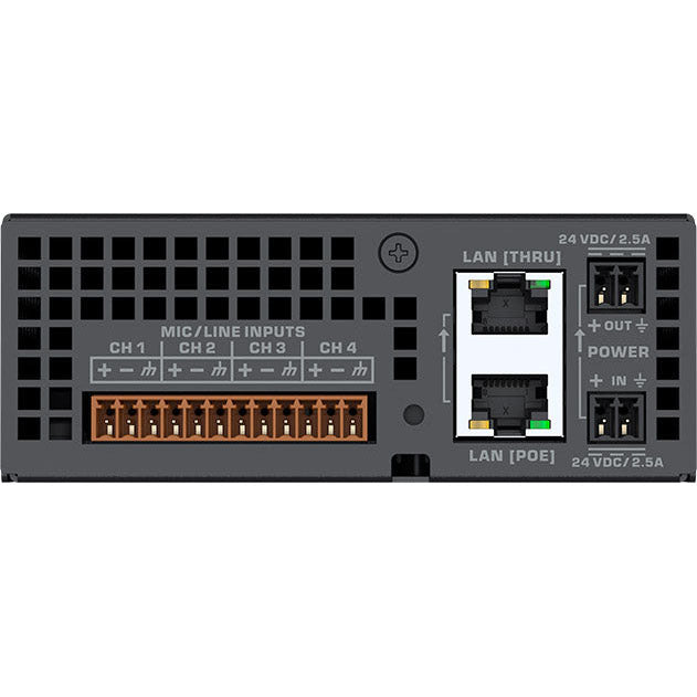 Q-SYS QIO-ML4 Network Audio Mic/Line I/O Expander