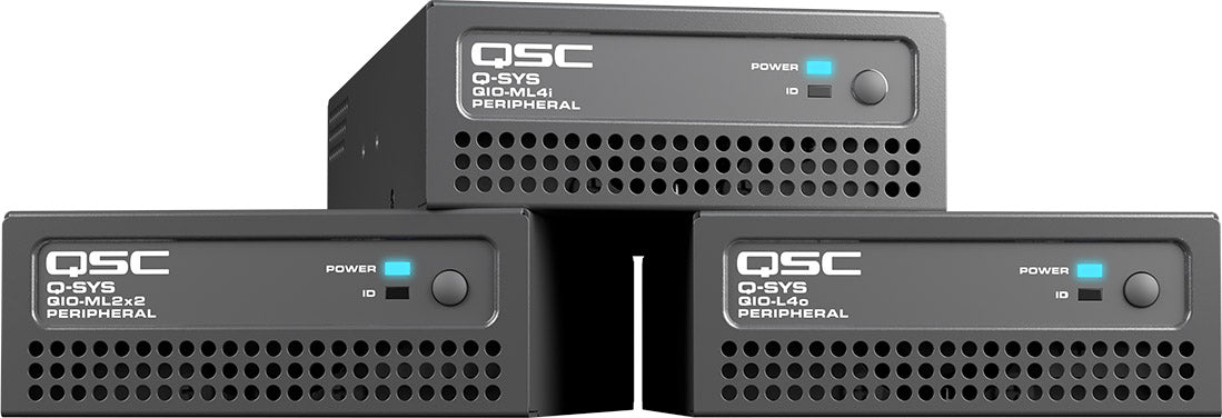 Q-SYS QIO-ML2x2 Network Audio Mic/Line I/O Expander