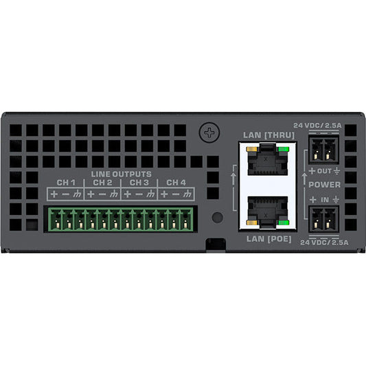 Q-SYS QIO-L4o Network Audio Mic/Line I/O Expander