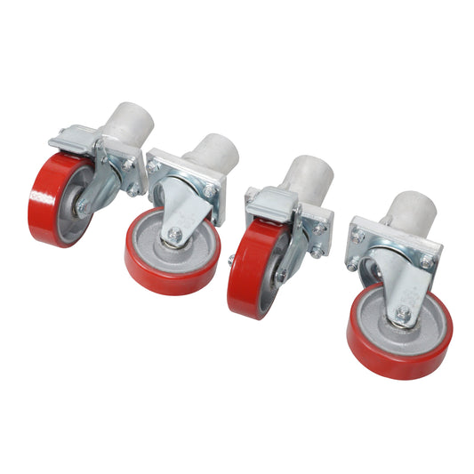 ProX StageQ Locking Rolling Stage Legs with Casters | 10 in