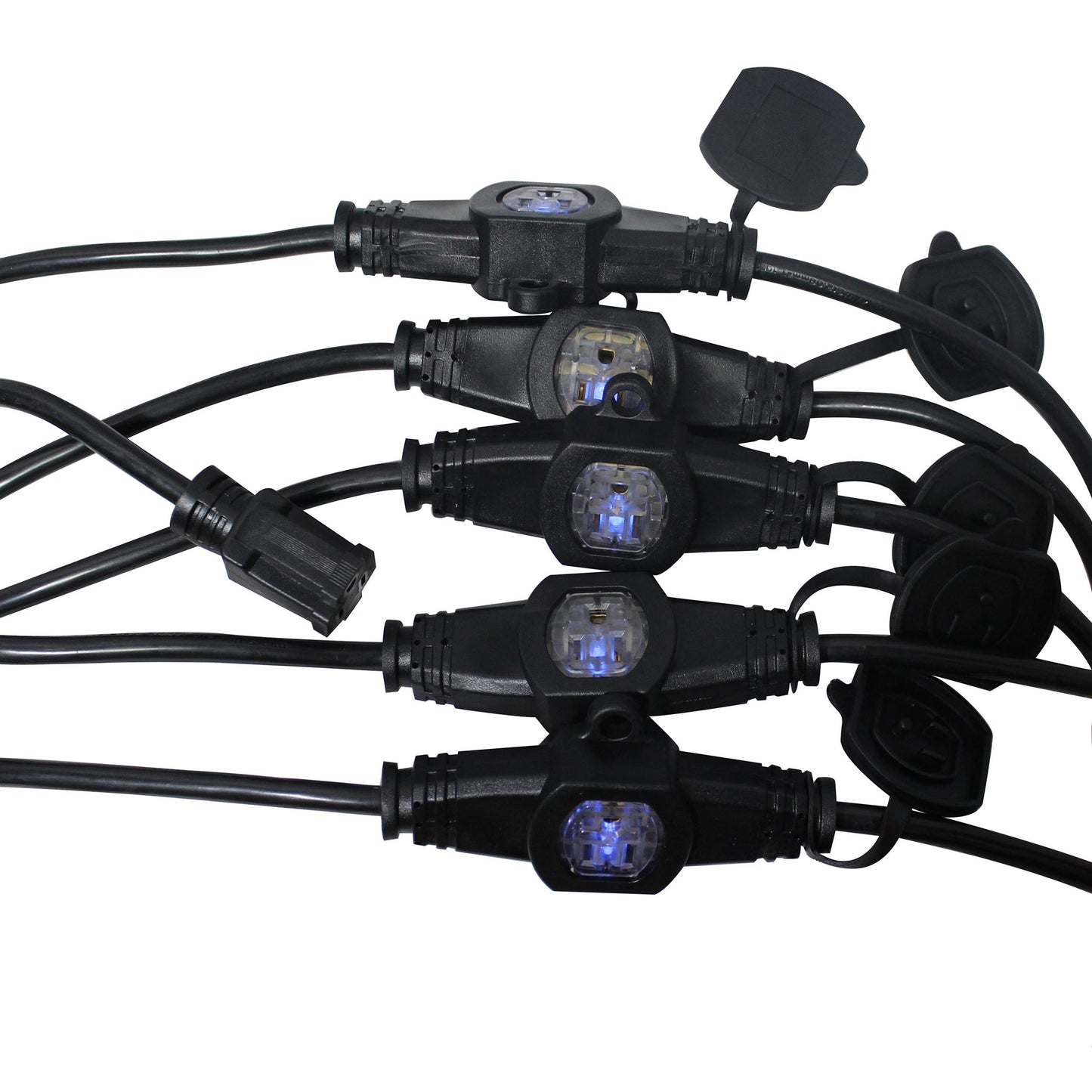 ProX Male NEMA to Female Edison Multi-Outlet Power Extension Cable | 32 ft | 6 | 14 AWG