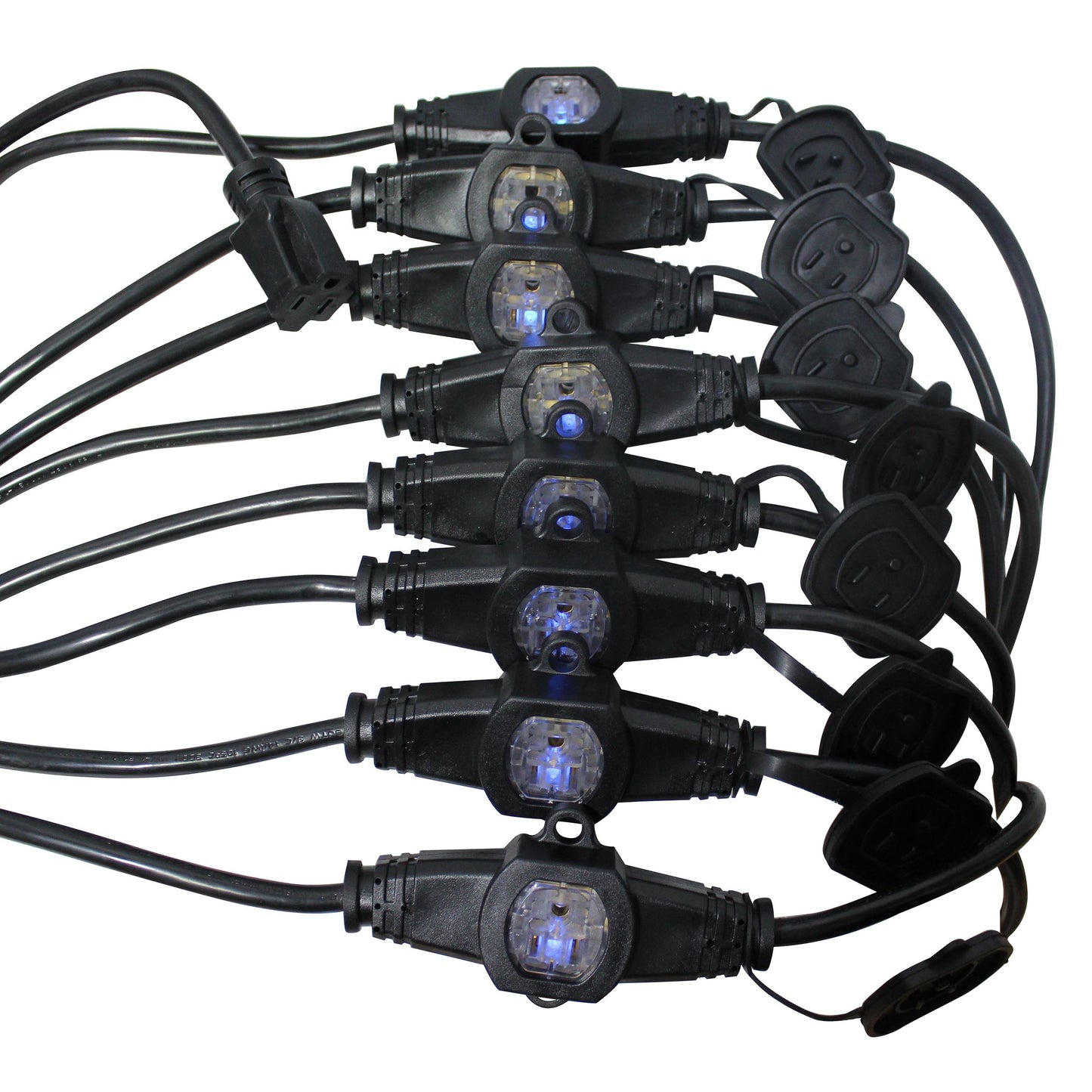 ProX Male NEMA to Female Edison Multi-Outlet Power Extension Cable | 52 ft | 9 | 14 AWG