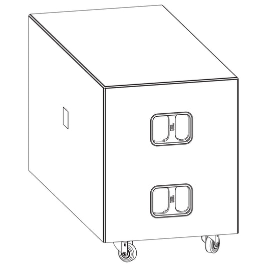 JBL SRX928S CVR Speaker Soft Cover side