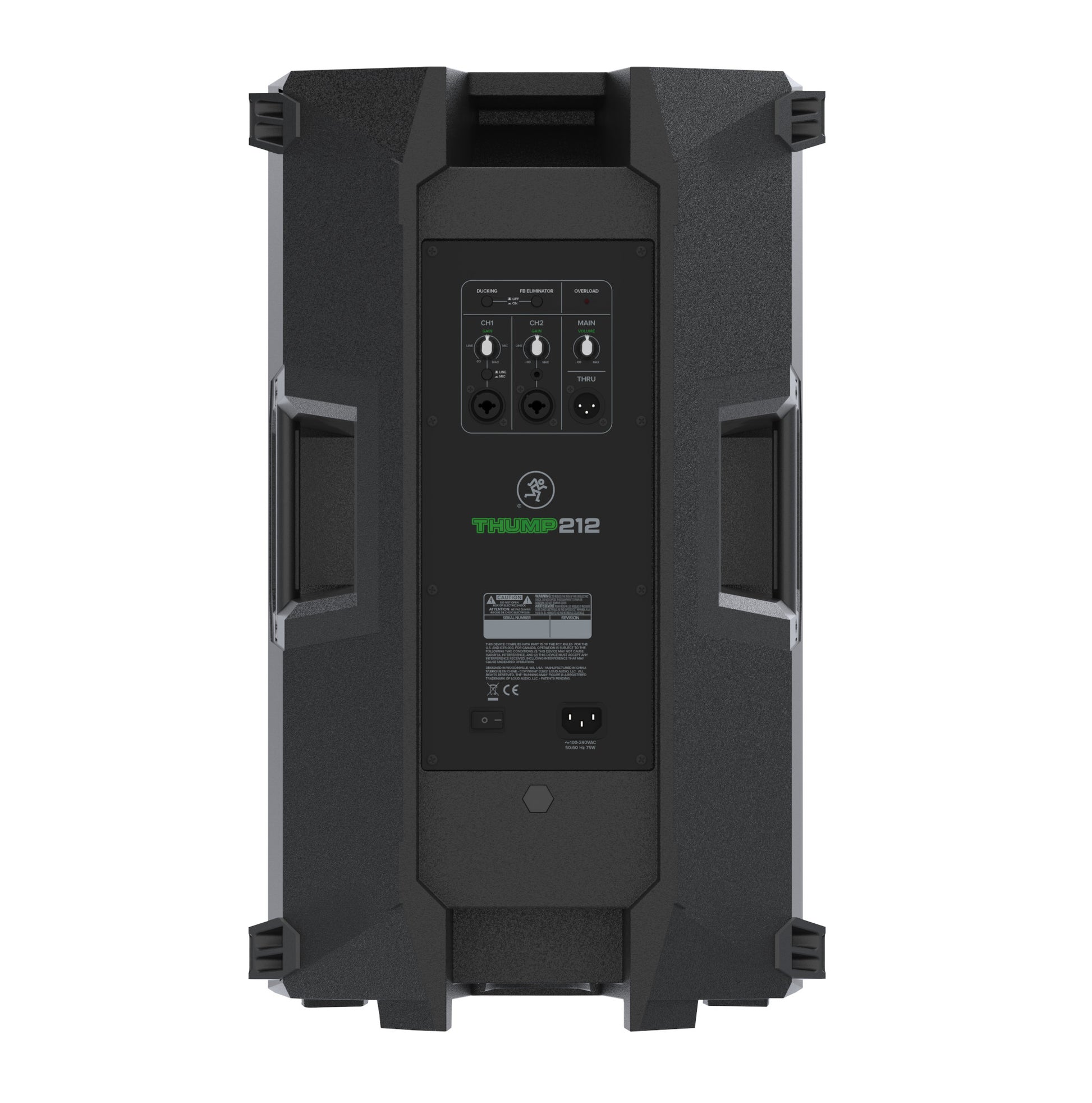 Mackie Thump212 12-Inch 1400W Powered Speaker back