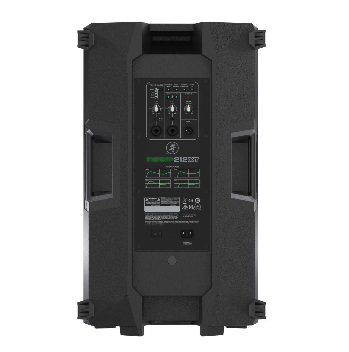 Mackie Thump212XT 12-Inch 1400W Enhanced Powered Speaker back