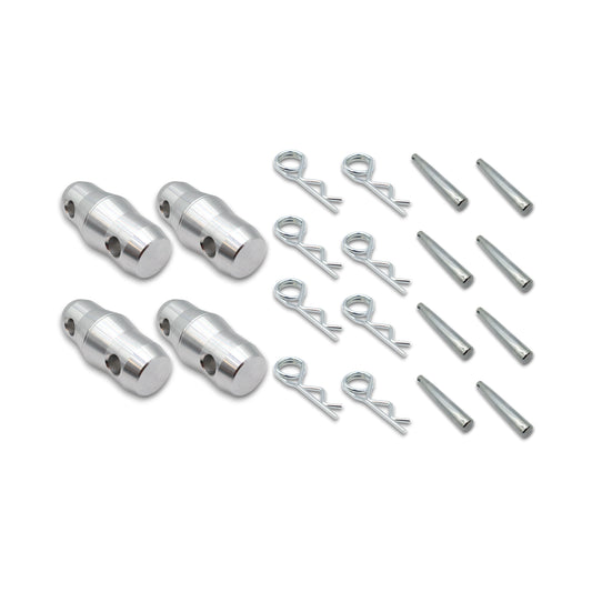 ProX Truss Connector Hardware For Conical Truss Systems | Double Ended Conical (Set of 4)