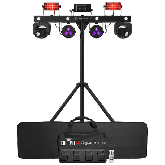 Chauvet DJ GigBAR Move + ILS 5-in-1 Effect Lighting System components