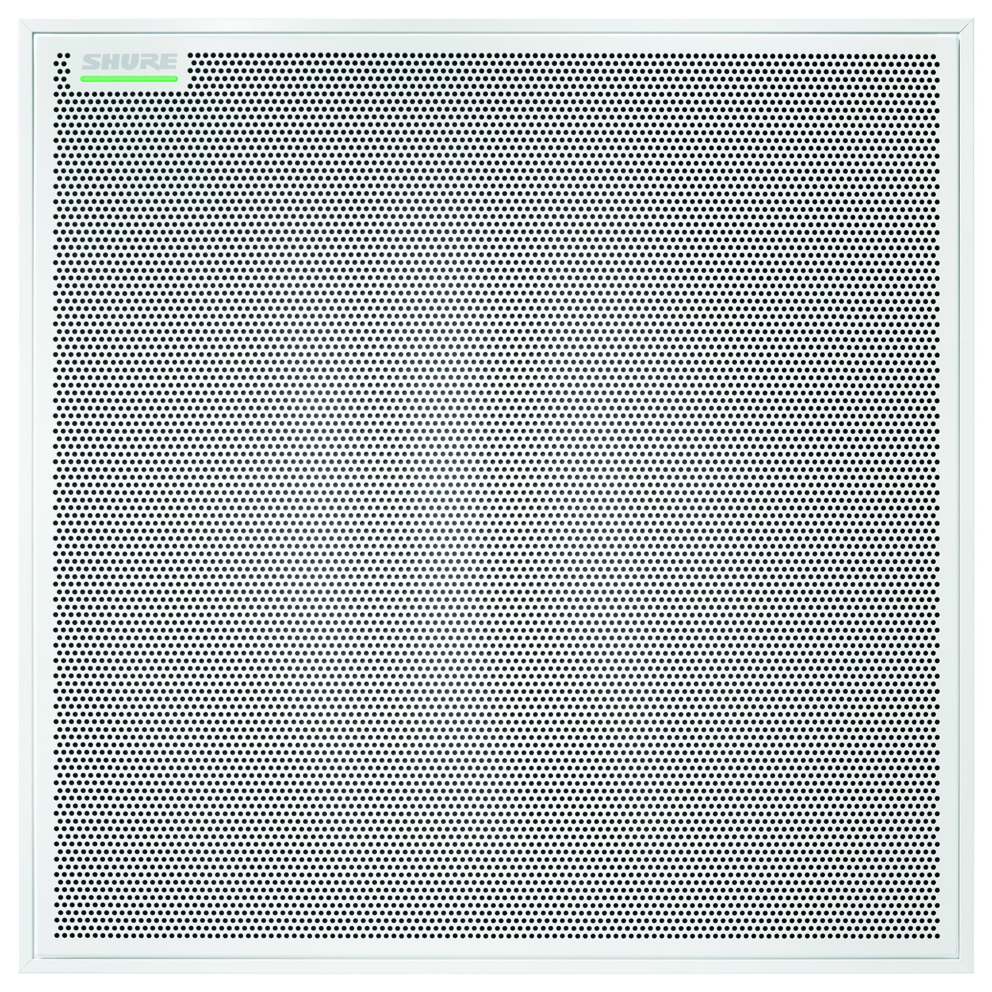 Shure MXA920W-S 24-Inch Square Ceiling Array Microphone front