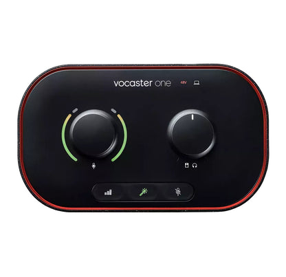 Focusrite Vocaster One interface top