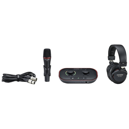 Focusrite Vocaster One Studio lineup