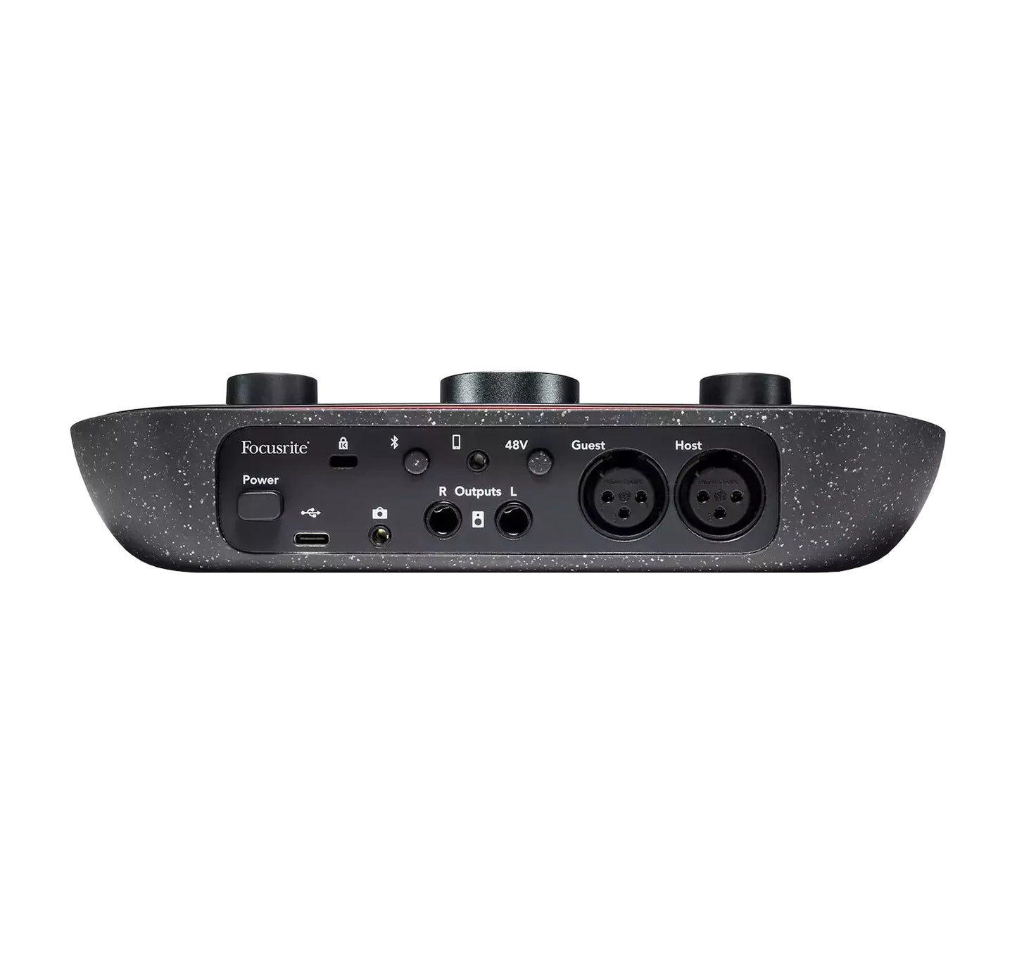 Focusrite Vocaster Two Podcasting Audio Interface back