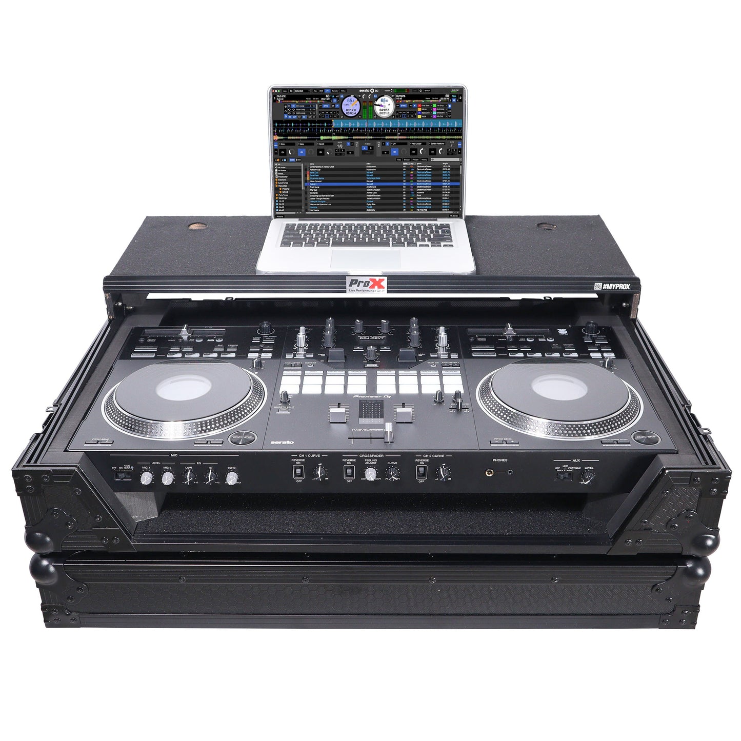 ProX XS-DDJREV7WLT Pioneer DDJ-REV7 ATA Style Flight Case Black