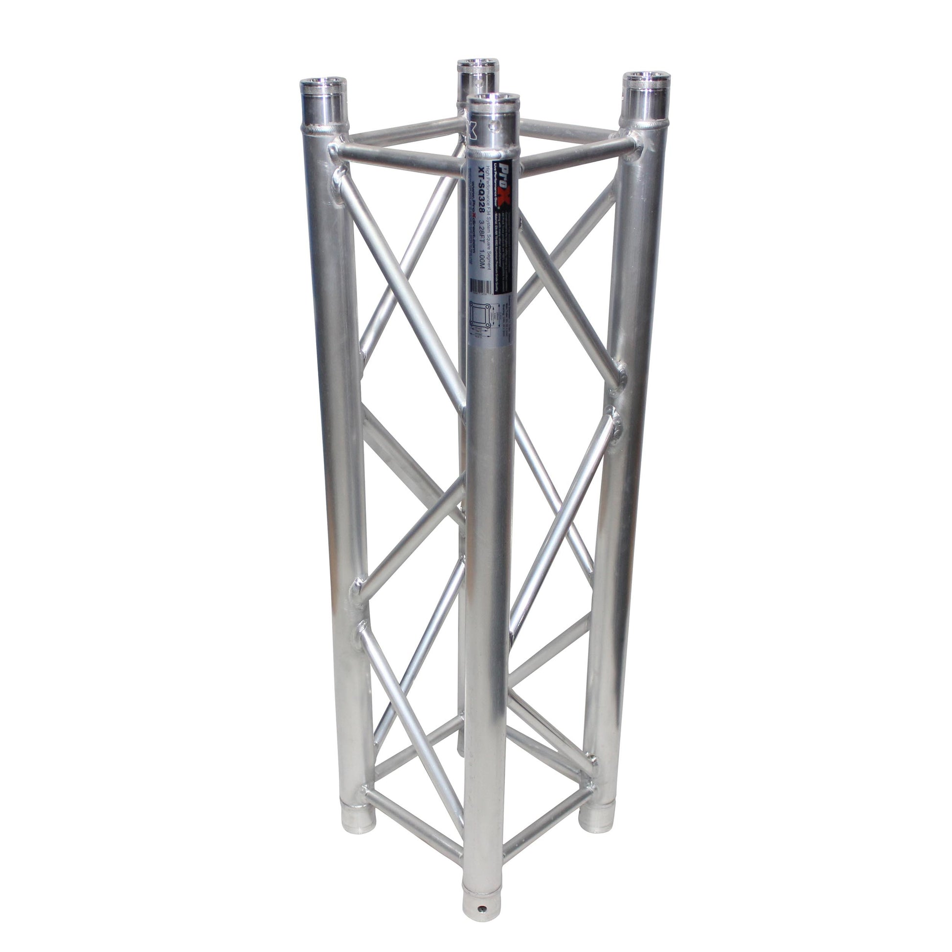 13383_ProX-XT-F34-Square-Truss-Segment-EN-AWT6-Aluminum-With-Conical-Connector-_-3.28-ft-(1M)_ALT02sqr