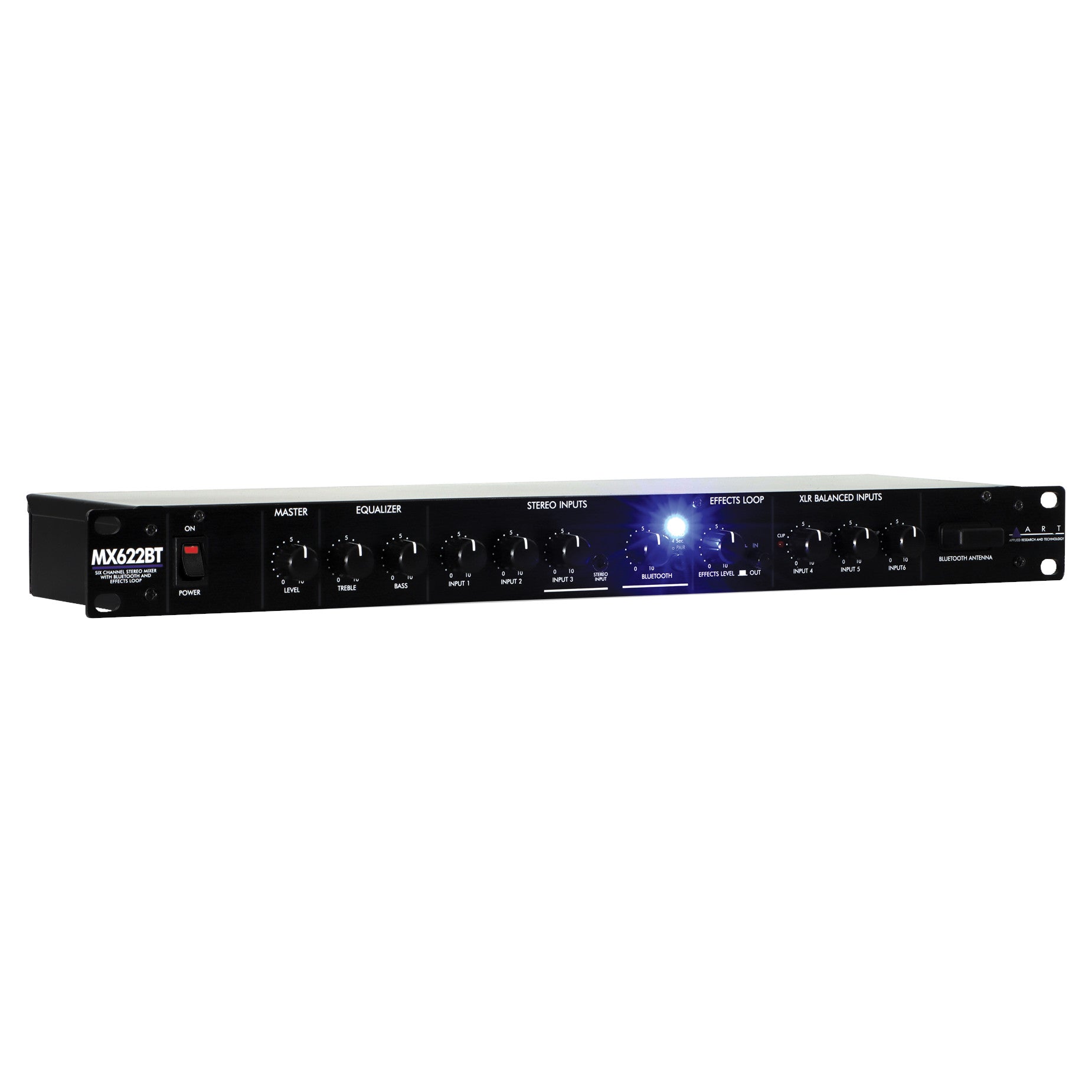 ART MX622BT 6-Channel Rackmount Stereo Mixer – SoundPro