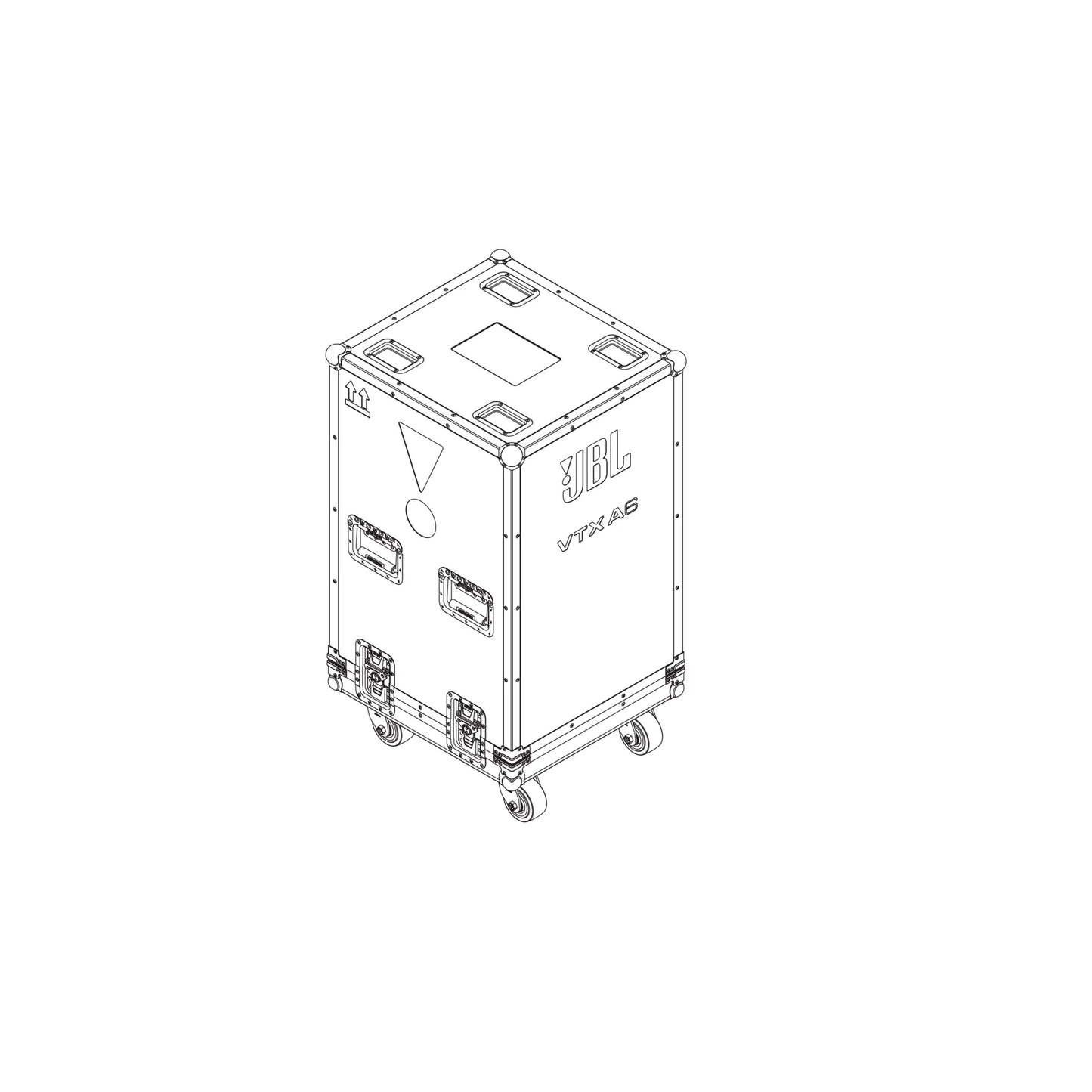JBL JBL-P3256MX VTX A6 Four-Speaker Road Case