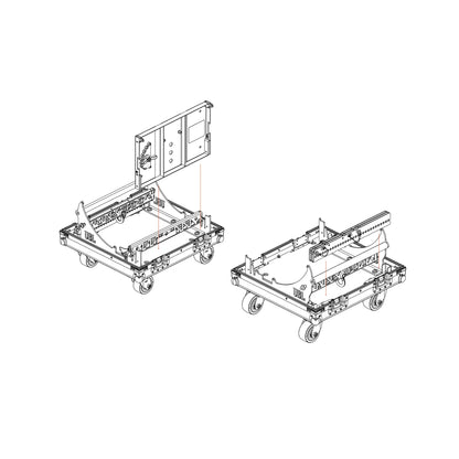 JBL JBL-P3256MX VTX A6 Four-Speaker Road Case