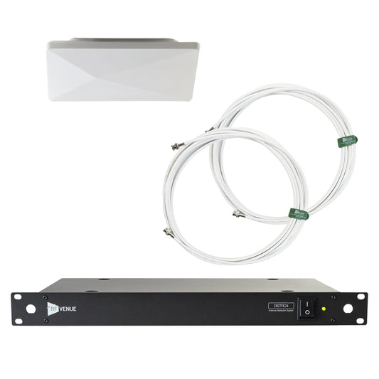 RF Venue D-ARCDISTRO4 4-Channel Wireless Microphone Upgrade Pack With Diversity Antenna