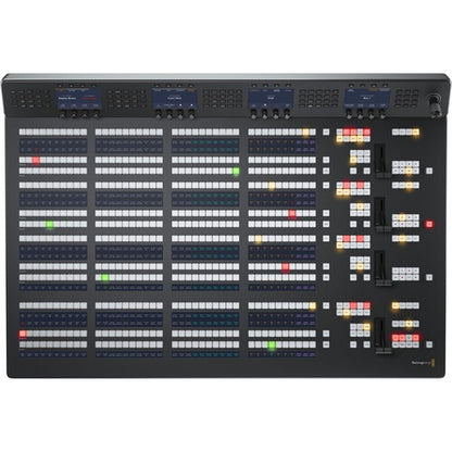 Blackmagic Design ATEM 4 M/E Advanced Panel 40 top-down layout of source button rows and joystick