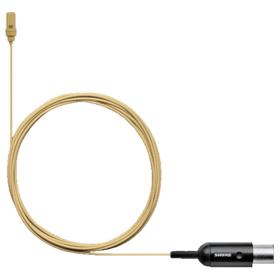 Shure UL4 UniPlex Cardioid Lavalier Microphone,  Connector: MTQG | Color: Tan