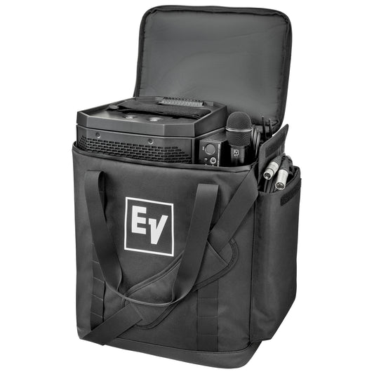 Electro-Voice EVERSE8-TOTE Speaker Tote Bag interior with gear