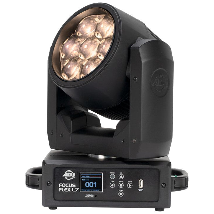 ADJ Focus Flex L7 7x40W RGBL LED Moving Head warm white