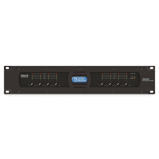 AtlasIED HPA2408 Eight-Channel 2400W Commercial Power Amplifier