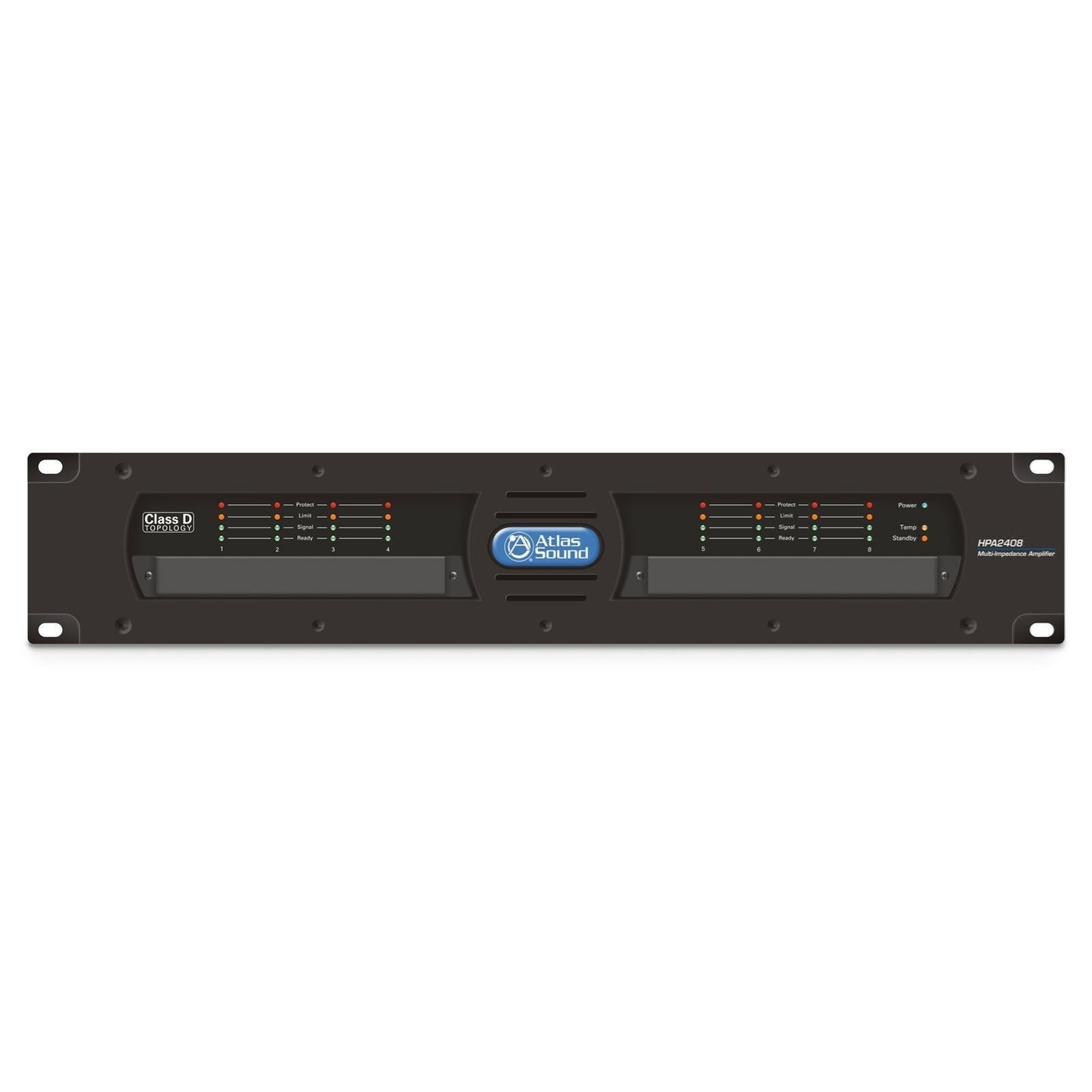 AtlasIED HPA2408 Eight-Channel 2400W Commercial Power Amplifier