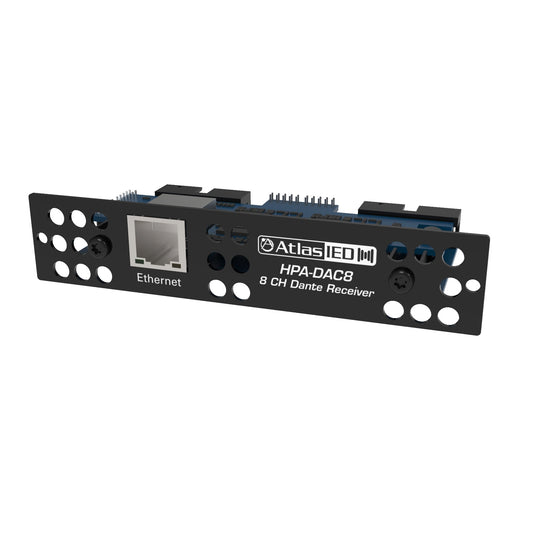AtlasIED HPA-DAC8 Eight-Input Dante Accessory Card for HPA Amplifiers