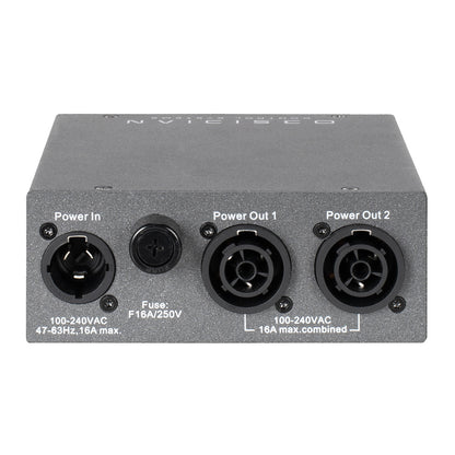 Obsidian Netron RP2 Intelligent 2-Way DMX Power Relay back