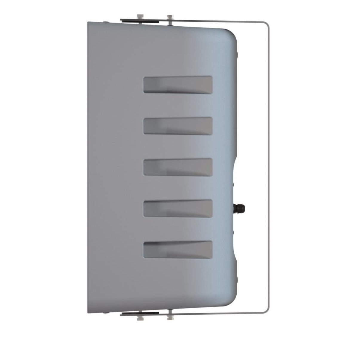 One Systems ONE.SL15-GRAY 15â€ Two-Way Silver Series Speaker side