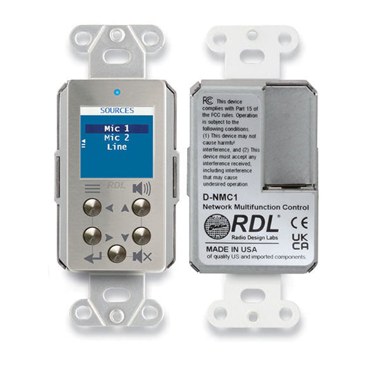 RDL DS-NMC1 Network Remote Control with Screen