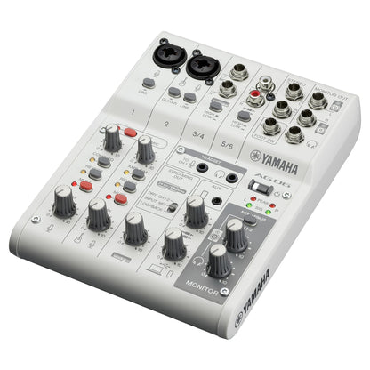 Yamaha AG06MK2 6-Channel Live Streaming USB Mixer black