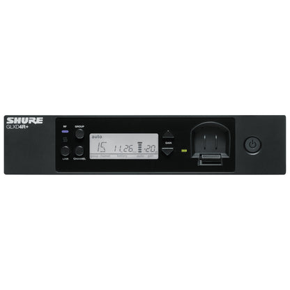 Shure GLXD4R+ Dual Band Rack Receiver front